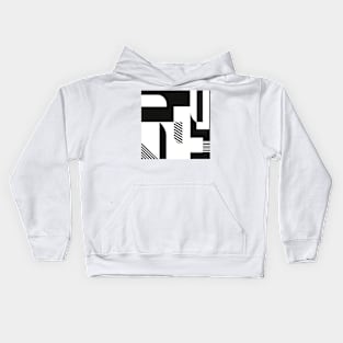 Sleek Geometry Kids Hoodie